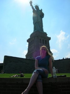 Jess and the Statue of Liberty