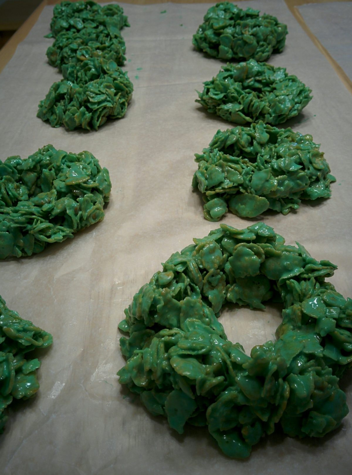 Corn Flake Wreaths